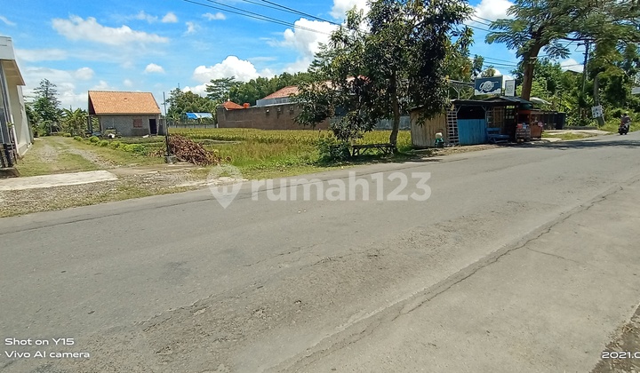 Tanah dekat terminal Klaten pinggir jalan Tanah dekat terminal Klaten pinggir jalan