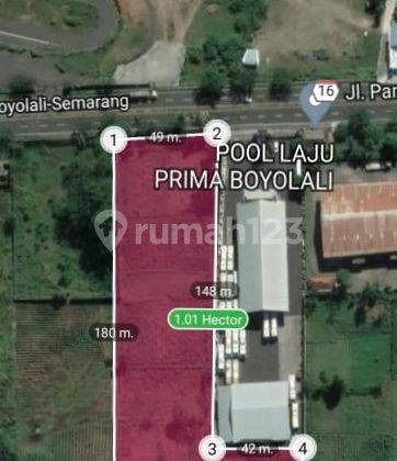 Tanah Zona Industri Jalan Propinsi Boyolali 1