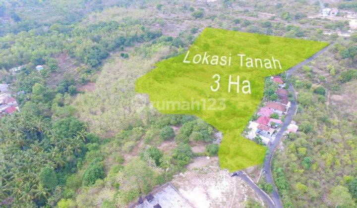 Land For Sale 3 Hectares In Nusa Penida Unblock Ocean View 1