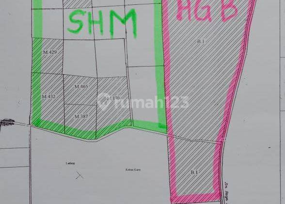 Tanah / Kavling 45 hektar di Rangkasbitung, Lebak, Banten 1