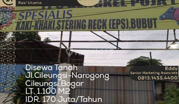 Disewa tanah pinggir jalan minimal sewa 5 tahun 1