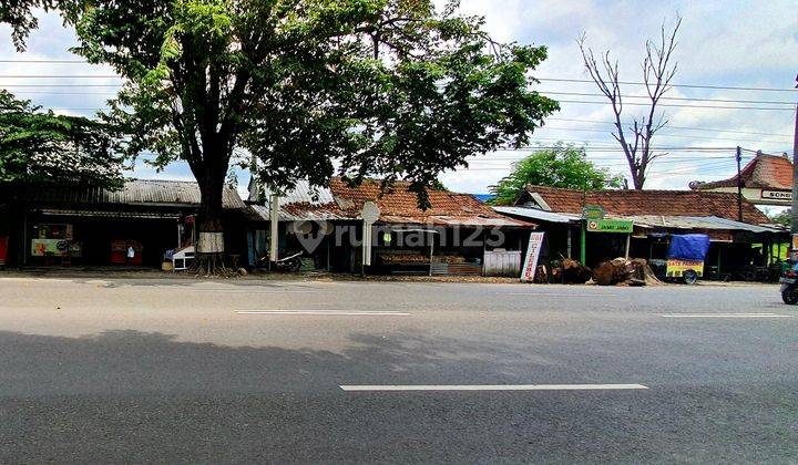 Tanah zona kuning pinggir jalan raya jaten karanganyar 1