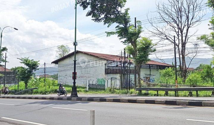 TANAH STRATEGIS LEBAR 85 METER DI RAYA MALANG SURABAYA BEDALI  LAWANG 1