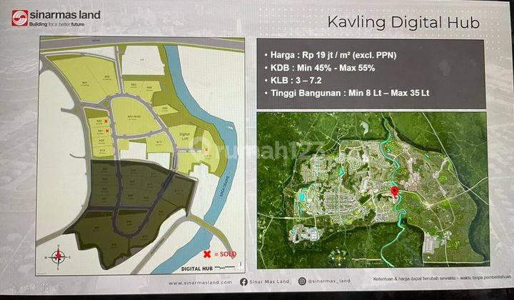 Dijual Kavling Digital Hub Bsd City 1