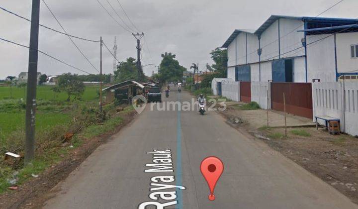 Dijual tanah komersil jln mauk kabupaten Tangerang 1