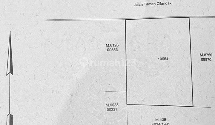 DIJUAL TANAH AMAN, TENANG at Jl TAMAN CILANDAK, JAKSEL (JARANG ADA) 1