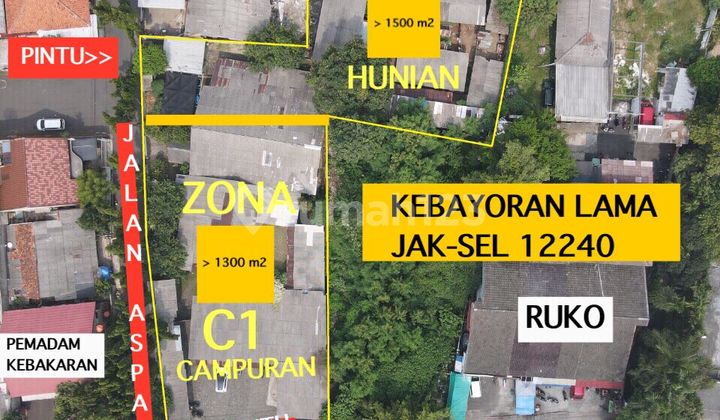 Tanah di Kebayoran lama raya dekat Gandaria city