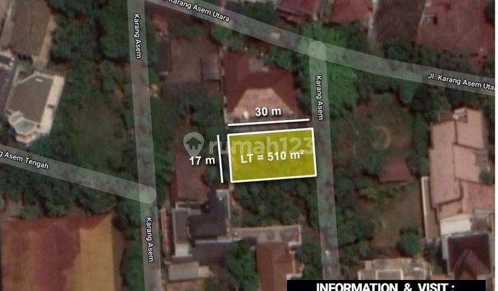 DIJUAL TANAH di Jl KARANG ASEM, MEGA KUNINGAN, JAKSEL 1