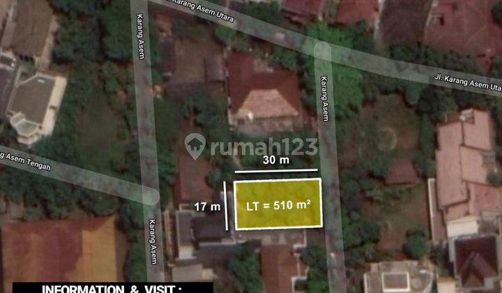 DIJUAL TANAH at Jl KARANG ASEM, MEGA KUNINGAN, SETIABUDI 1