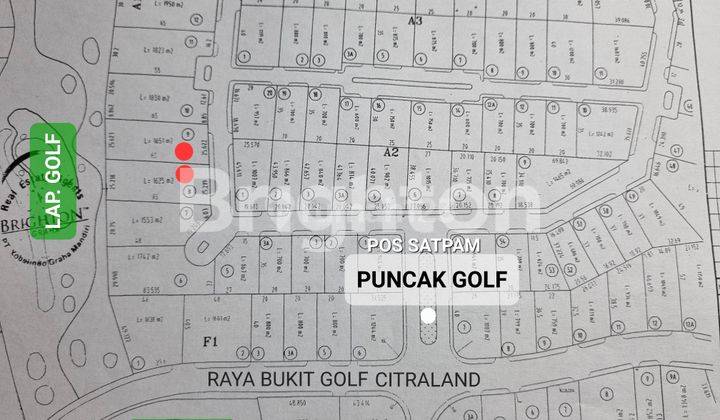 TANAH KAVLING PUNCAK GOLF CITRALAND GOLF VIEW dekat clubhouse, JLLB 2