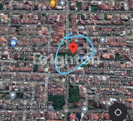 TANAH DI SUTOREJO TENGAH BARU COCOK DIBANGUN 4 UNIT RUMAH 1