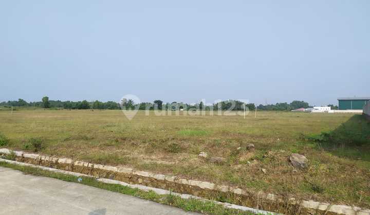Industrial land plot with dense HGB, cheapest price, concrete road, Cikande Serang Banten.