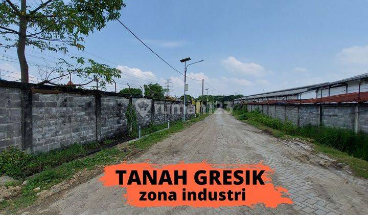 Tanah Gresik Kebomas Zona Industri SHM 10 Menit Dari Tol 2