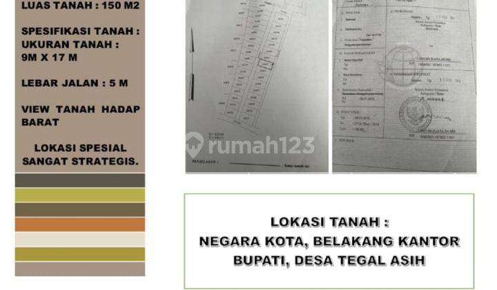 Selling cheap land 150m2 IDR 125 million total location Country 1