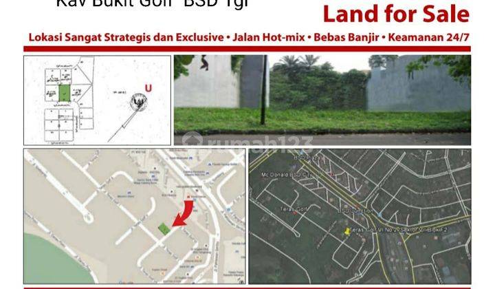 DiJual Kavling Bukit Golf BSD City - Serpong - Tangsel 1