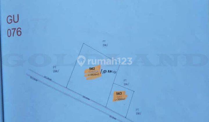  KODE :16680(Jf) Kavling Dijual Tanjung Lesung, Luas 9.827 Meter  2