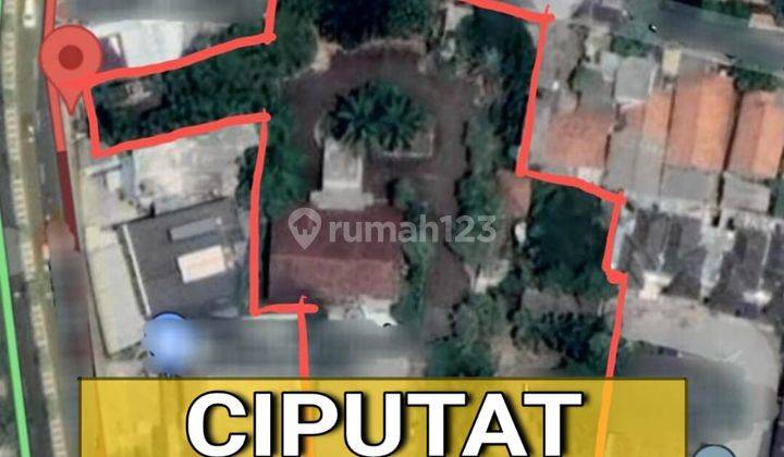  DIJUAL TANAH CIPUTAT AREA PERUMAHAN, POSISI DI JALAN UTAMA 1