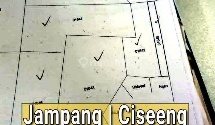 JUAL CEPAT TANAH DI JAMPANG ARAH KE CISEENG DENGAN KONDISI SIAP DIOLAH + Jalan raya + Lokasi sangat cocok dibangun PERUMAHAN 1