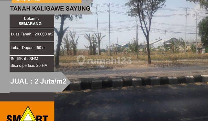 Jual tanah raya Kaligawe sayung semarang 1