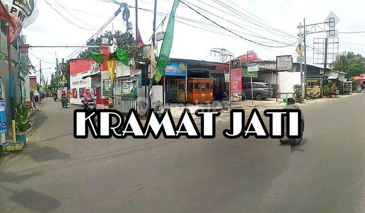 Tanah di kawasan perumahan dan niaga Kramat Jati Jakarta Timur dengan Bonus 1 Rumah dan 6 Kios Aktif 1