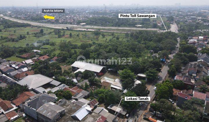 Tanah Ngantong Luas 869 M Di Pinggir Jalan Mochtar, Depok 1