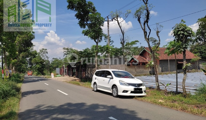 Tanah strategis pinggir jalan cocok untuk gudang di boyolali