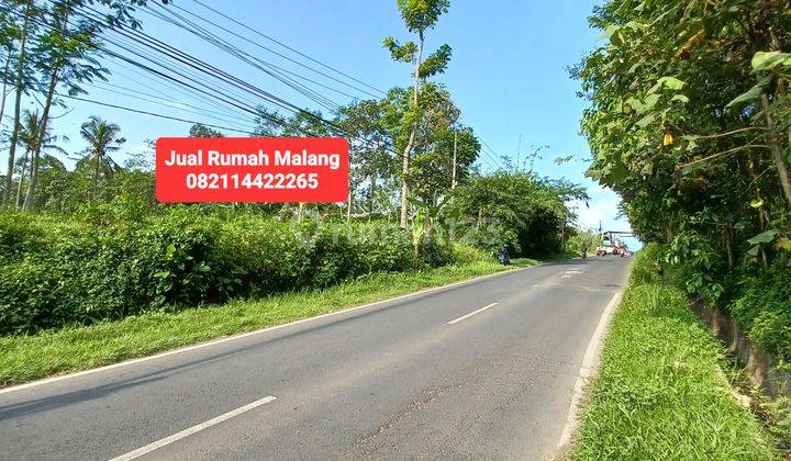 Tanah murah poros raya tlogowaru cocok untuk gudang 1