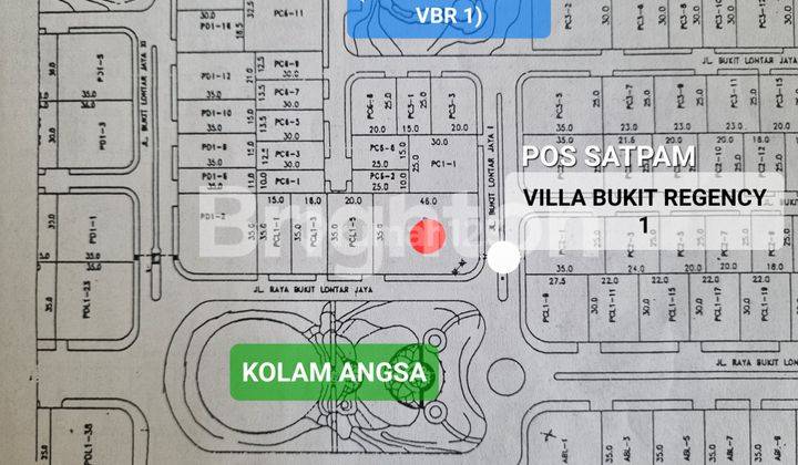 TANAH KAVLING RAYA VILLA BUKIT REGENCY PAKUWON INDAH DEPAN KOLAM ANGSA 2 JEJER dekat clubhouse, mall, pusat bisnis dan komersial 2