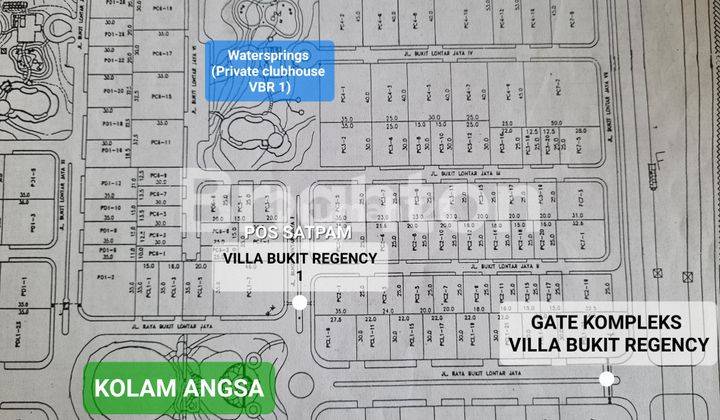 TANAH KAVLING RAYA VILLA BUKIT REGENCY PAKUWON INDAH dekat clubhouse, mall, pusat bisnis dan komersial 2