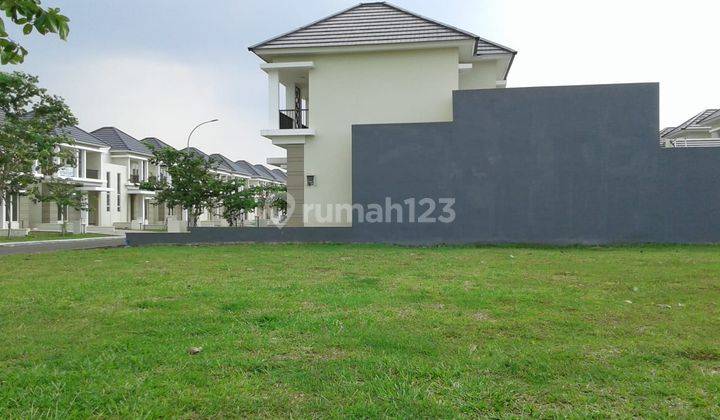 Harga investor kavling hook cantik samping taman di kawasan mandiri baru Suvarna Sutera by Alam Sutera 2