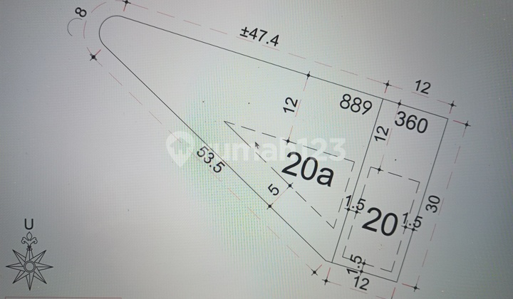 DIJUAL KAVLING KOMERSIAL LT. 1249 m2, PIK2