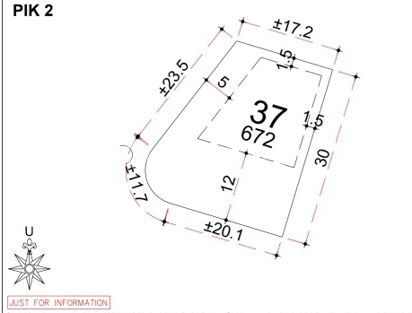 DIJUAL KAVLING KOMERSIAL LT. 672 m2, PIK2