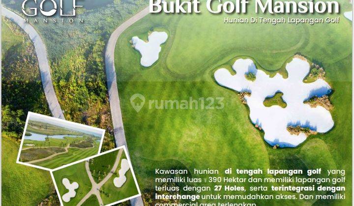 Kavling hunian golf Bukit Golf Mansion Mansion, PIK 2 (240 m2) 1