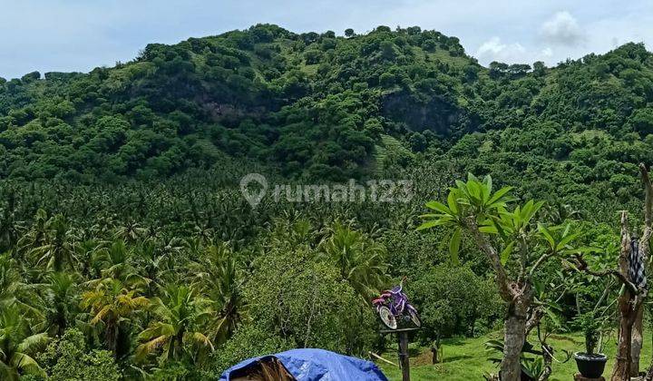 Full ocean and hill view land in Karangasem 2