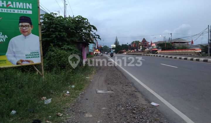 Tanah Strategis Pinggir Jalan Pantura Losarang Cocok untuk Usaha 2