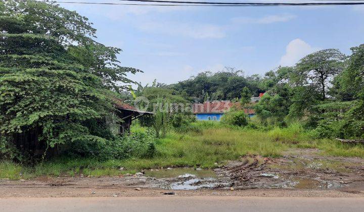 Kavling komersial pinggir jalan raya Cisauk, strategis !! 1