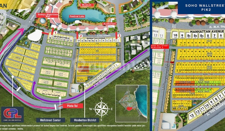 DIJUAL KAVLING COMERSIL PIK 2 WALL STREET DIJUAL KAVLING COMERSIL PIK 2 WALL STREET