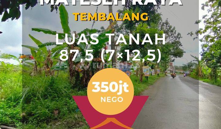 Dijual Tanah di jl Raya Mateseh Tembalang Semarang 1