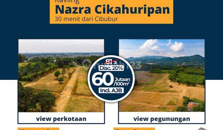 Tanah Kavling dengan View Pegunungan dan Perkotaan 2