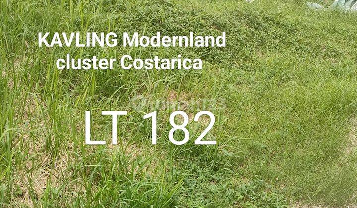 KAVLING Modernland Costarica LT 182  siap bangun  1