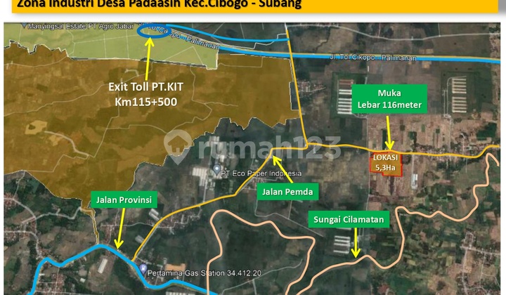Tanah Strategis Di Subang Tanah Strategis Di Subang