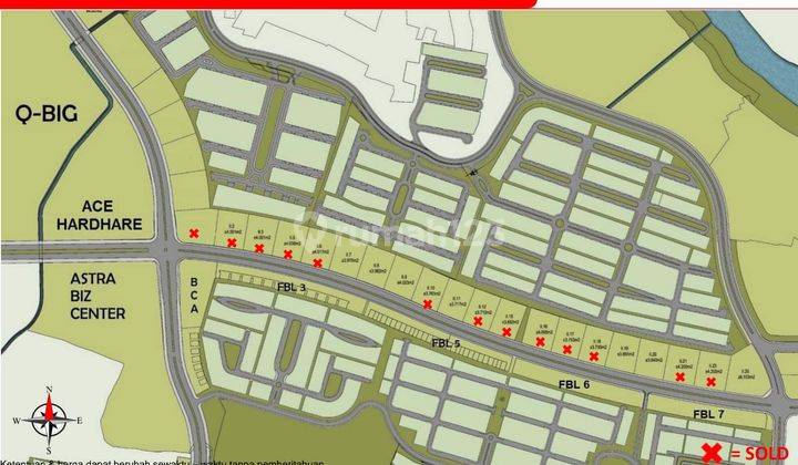 Kavling Komersial Primary De Park 2 dekat Navapark BSD City 1