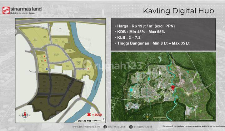 Kavling Komersial Primary Digital HUB N01 BSD City Posisi di Belakang Unilever 1