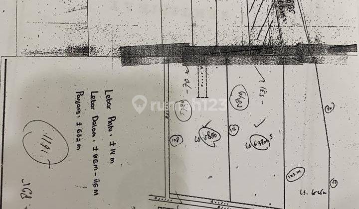 tanah bekas pabrik lokasi strategis samping pintu tol 1