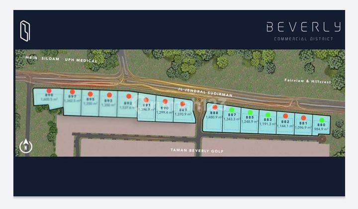 Beverly Commercial District Lippo Lokasi Strategis at Karawaci  1