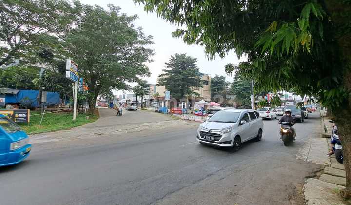 Tanah Kotak di pinggir jalan raya Tole Iskandar Depok, Lokasi Strategis harga NJOP 1