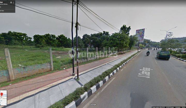 Tanah kavling sangat strategis, di pinggir jalan raya utama ciater 1