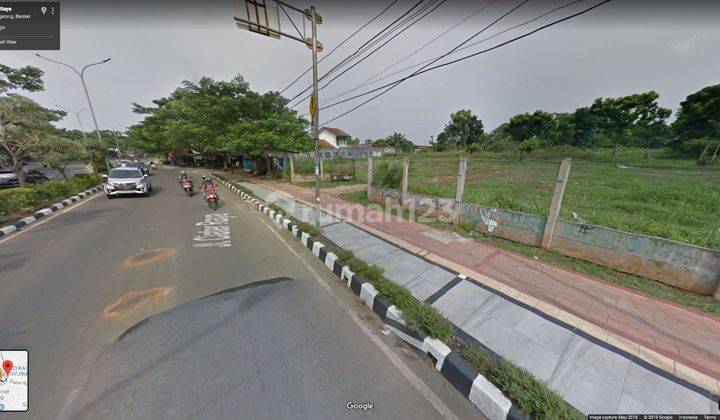 Tanah kavling sangat strategis, di pinggir jalan raya utama ciater 2