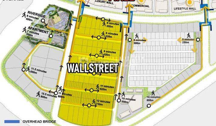 Kavling Komersil Wallstreet Uk 10x45 Pik2, Tidak Ada Wajib Bangun 2