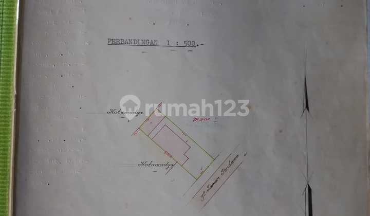 Rumah hitung tanah dijual